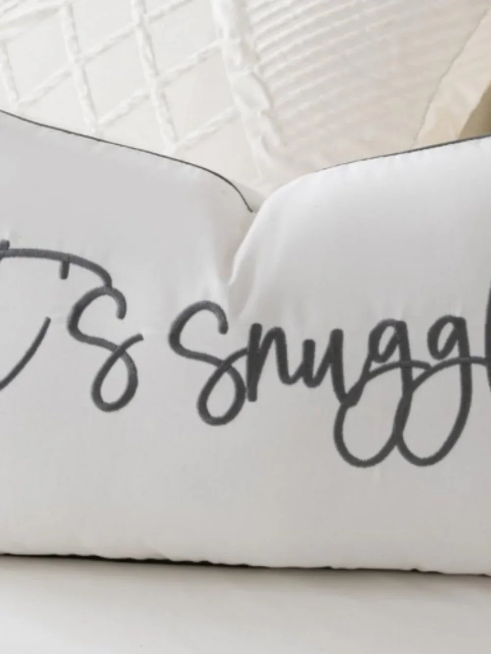 Let's Snuggle Decorative Lumbar Pillow